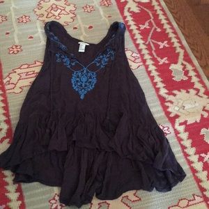 Boho embroidered summer tank!